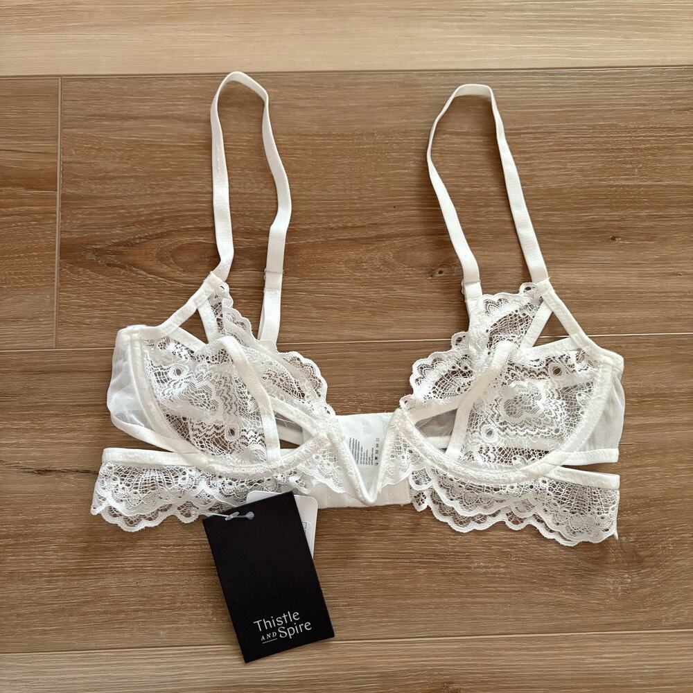 Thistle & Spire Kane Cutout V Wire Bra 34B